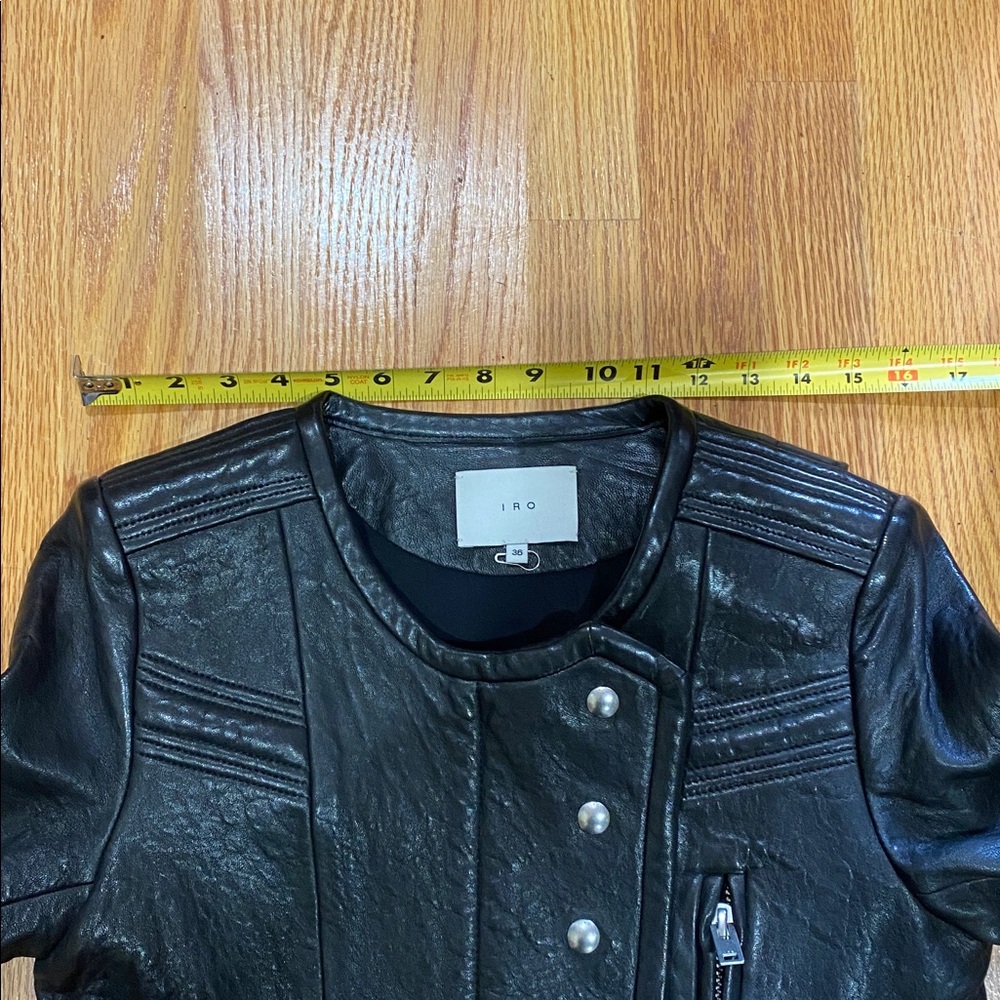 IRO Joss leather jacket extremely well made - Picture 9 of 12
